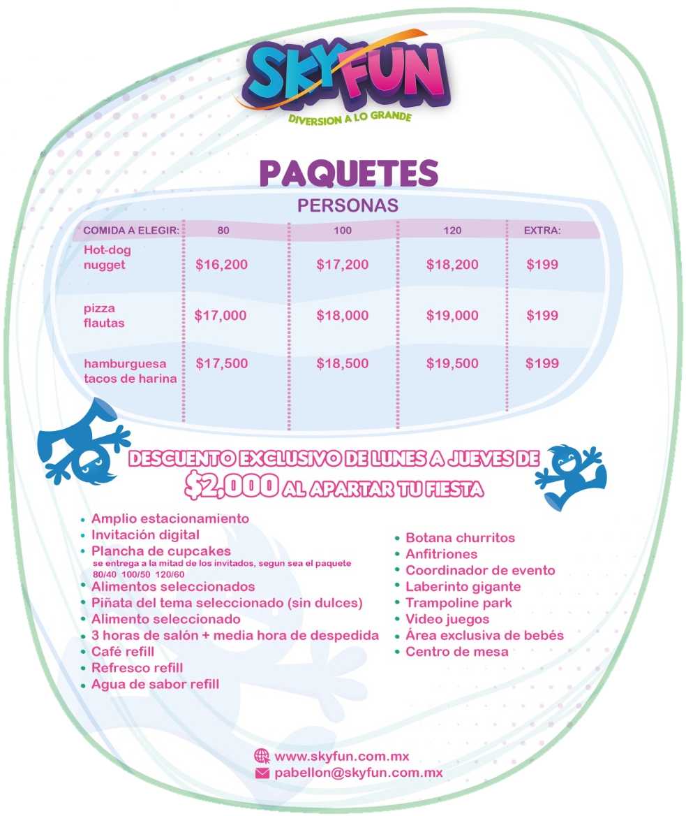 Precios Pabellon