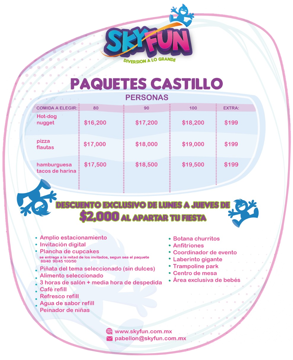 Precios Pabellon Castillo